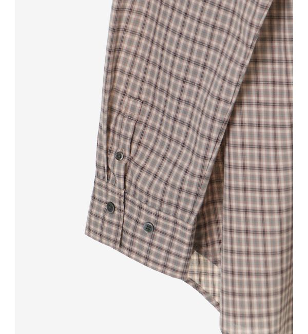 「エンブロイダリー2WAYチェックシャツ」|シャツ・ブラウス|