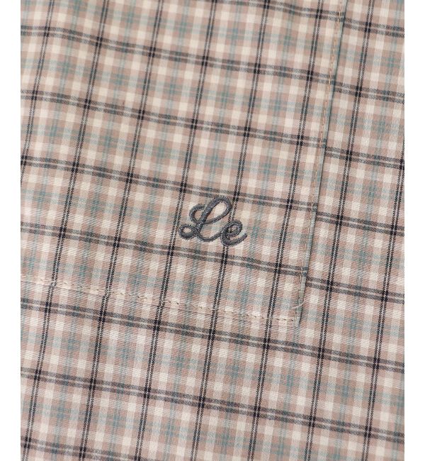  「エンブロイダリー2WAYチェックシャツ」|シャツ・ブラウス|