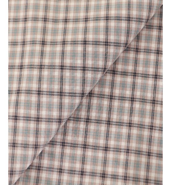  「エンブロイダリー2WAYチェックシャツ」|シャツ・ブラウス|