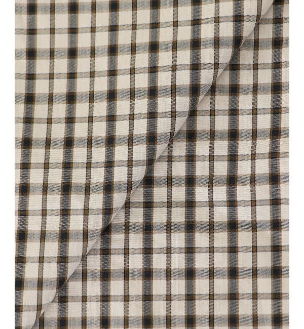  「エンブロイダリー2WAYチェックシャツ」|シャツ・ブラウス|