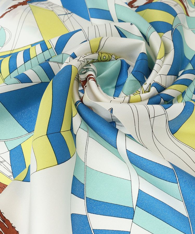 YECCA VECCA「【kakatoo】ヨット柄スカーフ」|バンダナ・スカーフ|