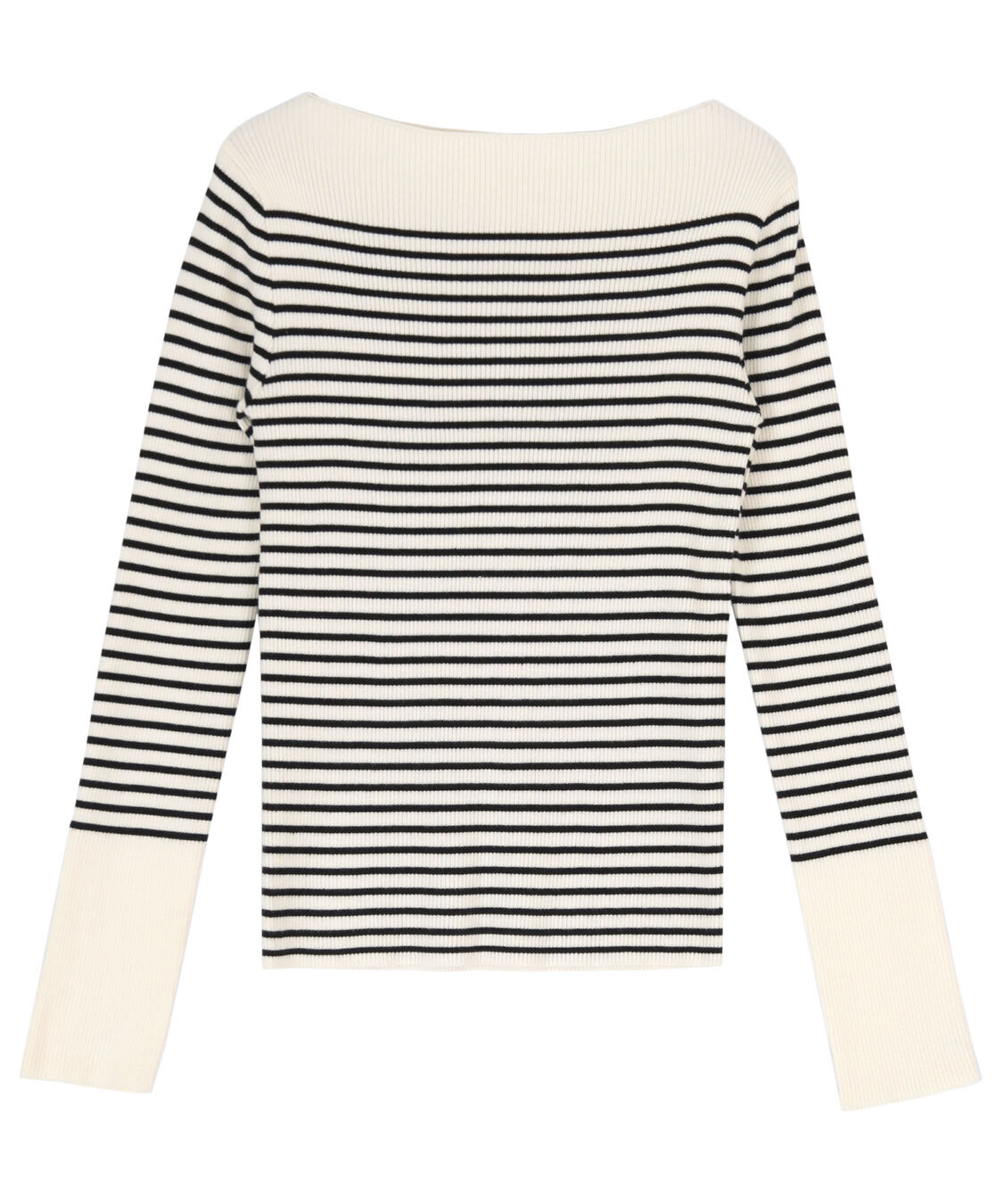 titivate「ボートネックゴールド釦デザインニット」|ニット・セーター|