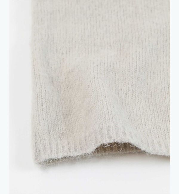 ur's「【星玲奈さんコラボアイテム】ウールブレンドオフショルダーニット」|ニット・セーター|