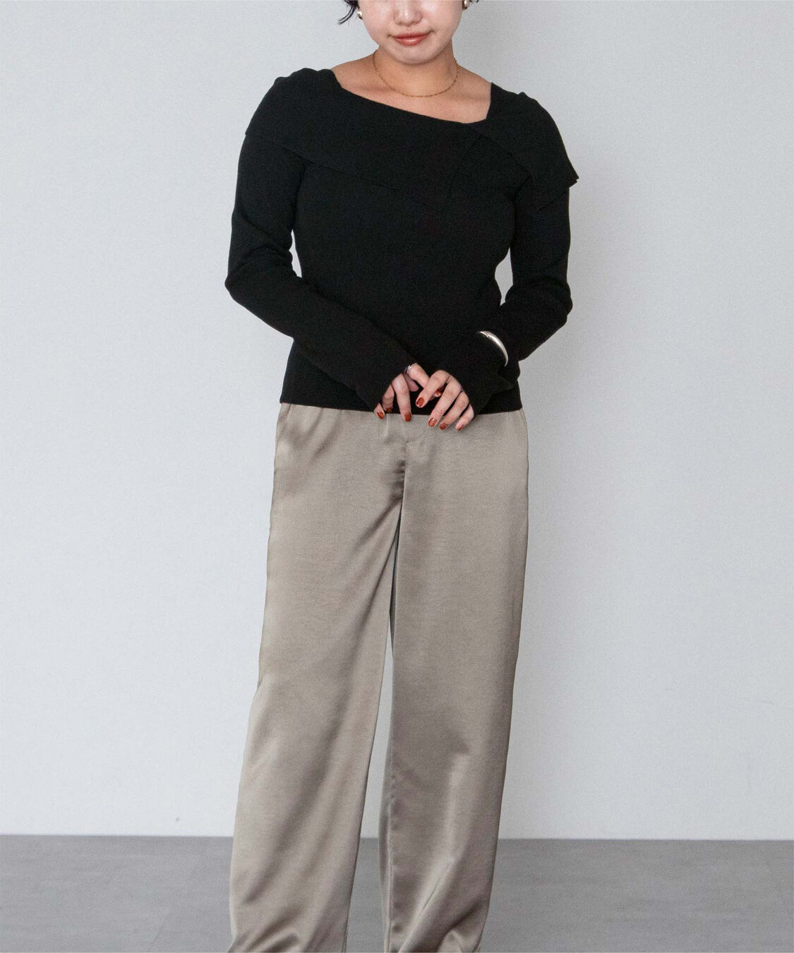 ur's「ケープデザインニット」|ニット・セーター|