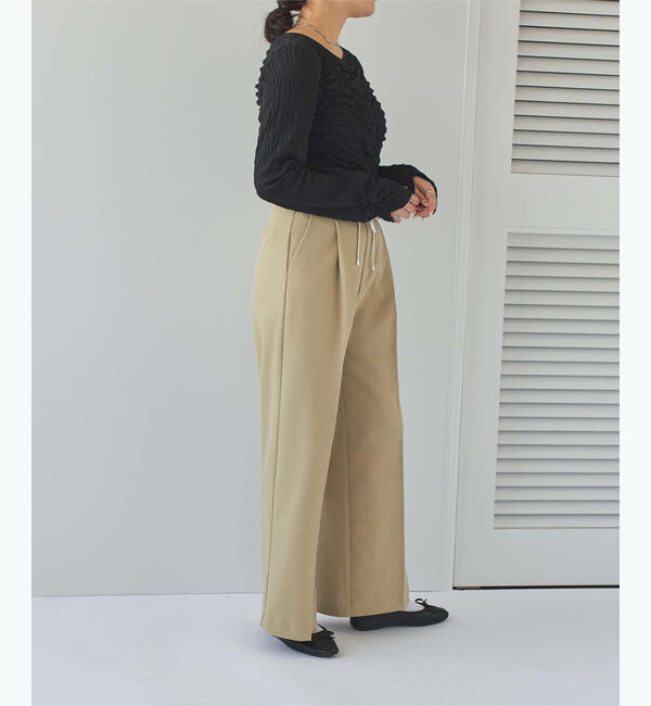 titivate「ロングスリーブシャーリングトップス」|Tシャツ・カットソー|