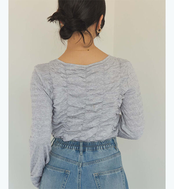 titivate「ロングスリーブシャーリングトップス」|Tシャツ・カットソー|