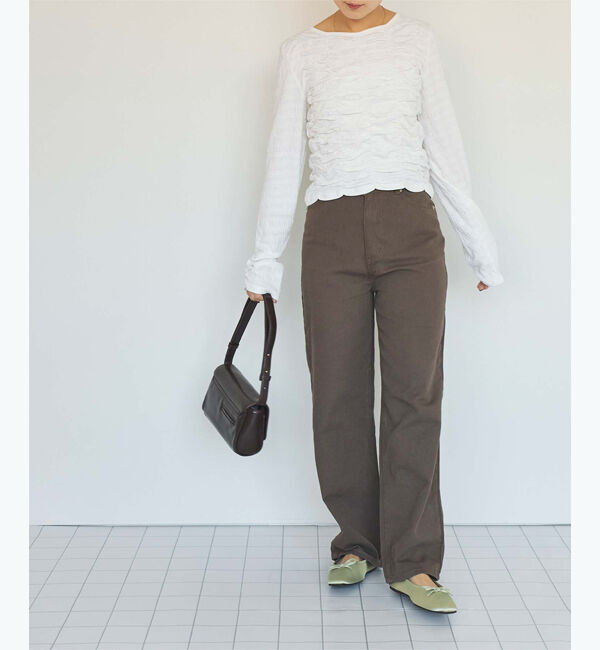 titivate「ロングスリーブシャーリングトップス」|Tシャツ・カットソー|