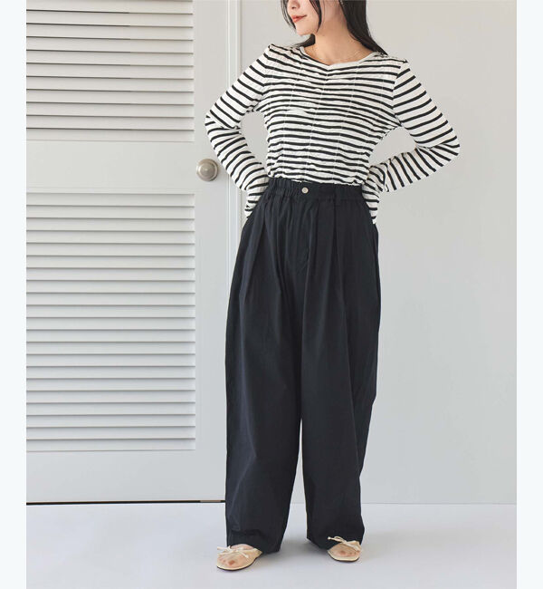 titivate「ロングスリーブシャーリングトップス」|Tシャツ・カットソー|