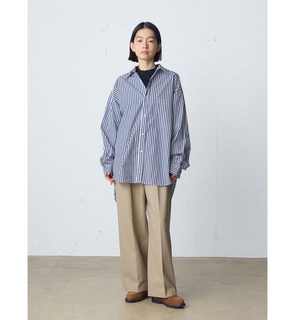 MidiUmi「MidiUmi パターンビッグシャツ」|シャツ・ブラウス|