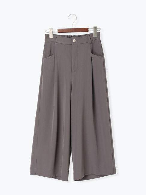 Te chichi「タックポケットワイドクロップトパンツ」|その他|グレー
