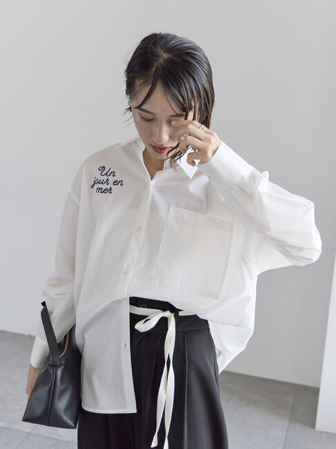 Te chichi「ポイント刺繍シャツ」|シャツ・ブラウス|