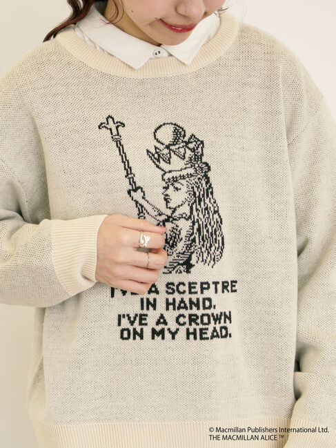 Samansa Mos2「【Alice&times;Samansa Mos2】ジャカードニット」|ニット・セーター|