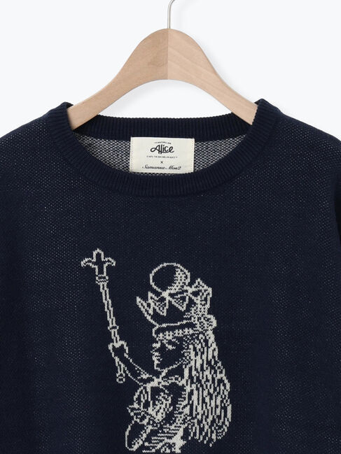 Samansa Mos2「【Alice&times;Samansa Mos2】ジャカードニット」|ニット・セーター|