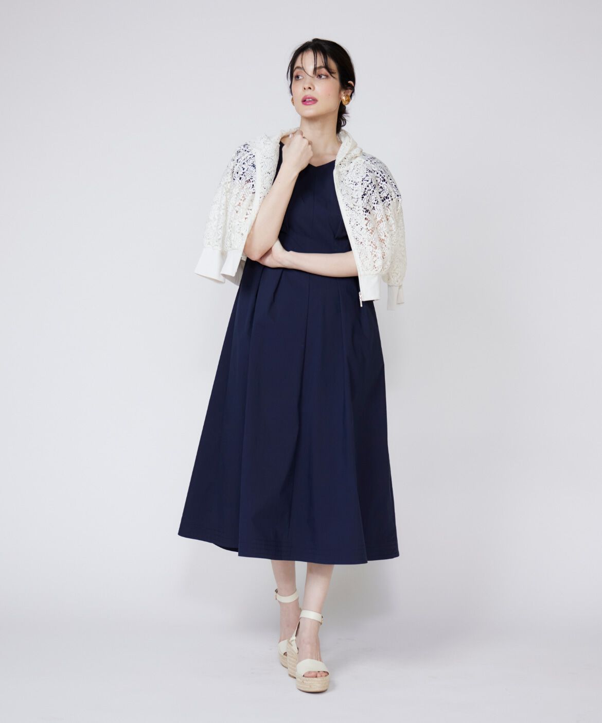 Maglie le cassetto「《大きいサイズ》レースパーカー」|パーカー|