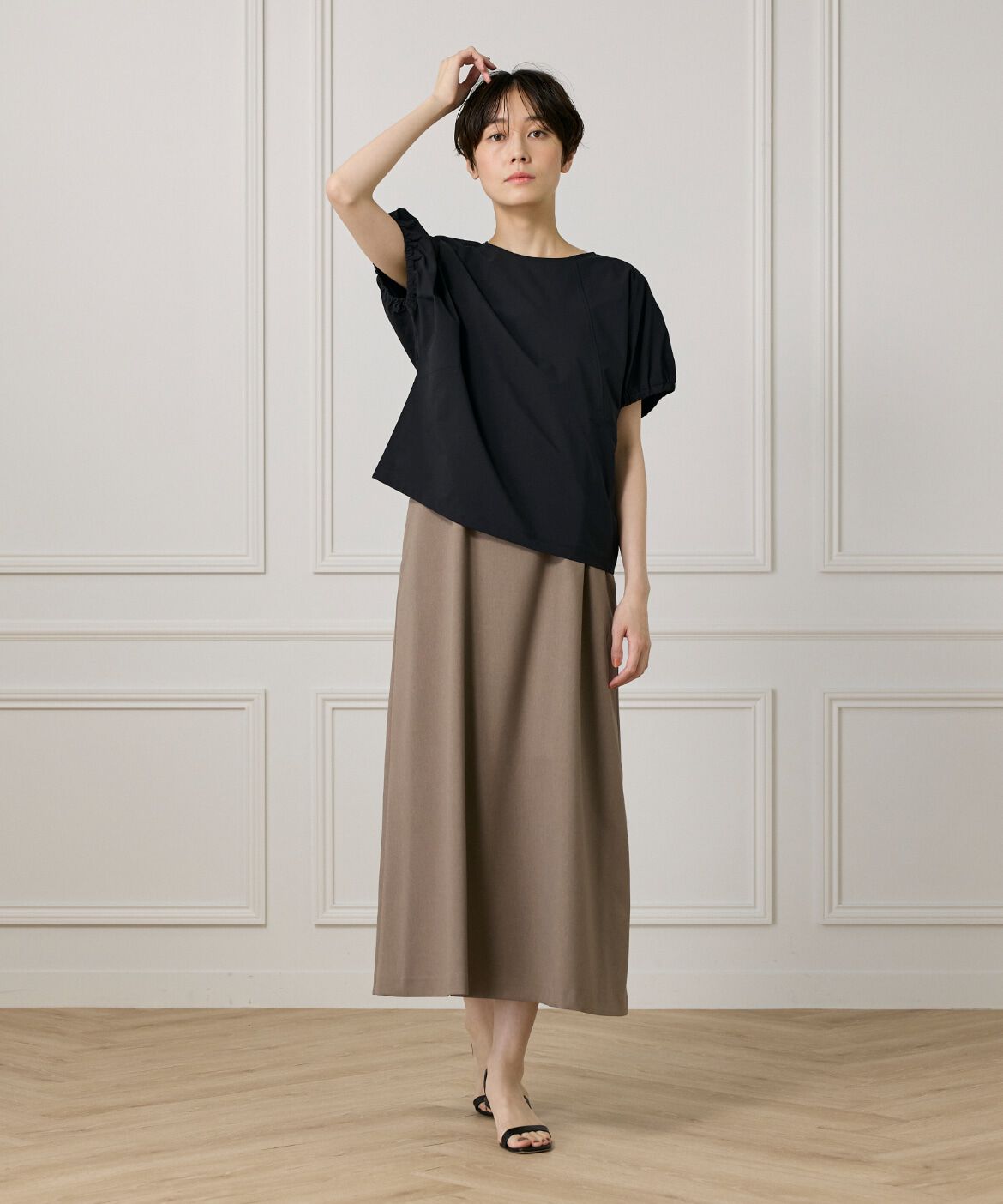 DAY by DAY it&rsquo;s international「キャザースリーブブラウス《撥水加工》」|Tシャツ・カットソー|