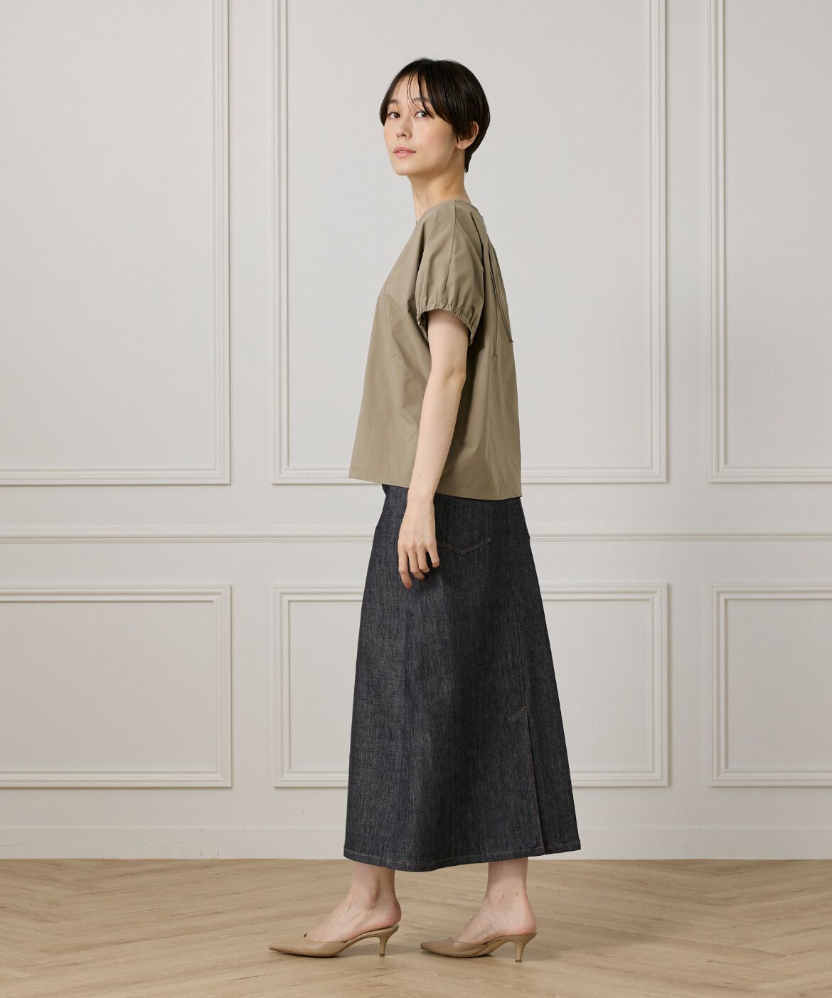 DAY by DAY it&rsquo;s international「キャザースリーブブラウス《撥水加工》」|Tシャツ・カットソー|