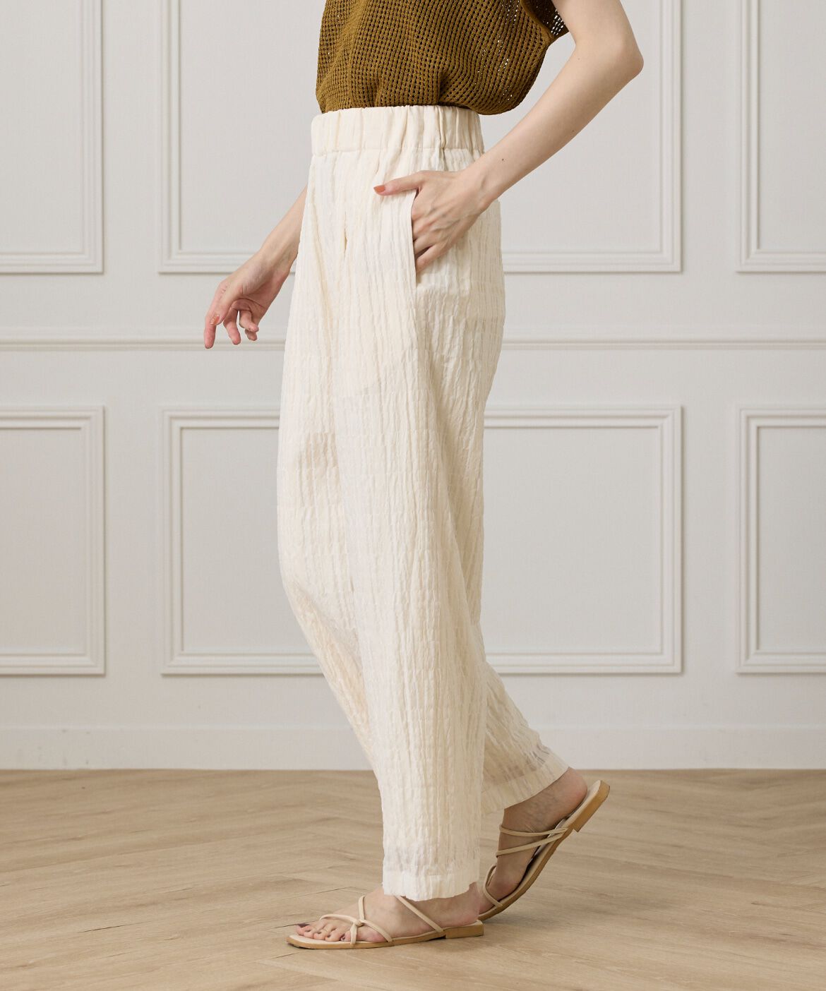 DAY by DAY it&rsquo;s international「シアーチェックイージーパンツ」|その他|