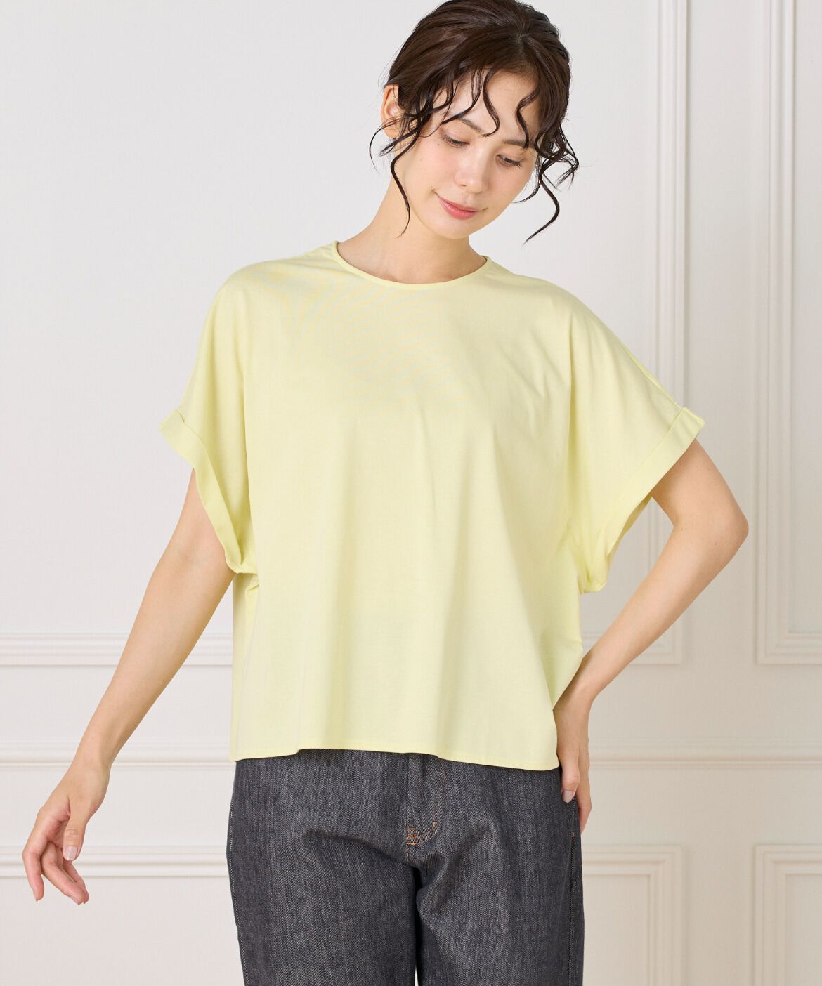 DAY by DAY it&rsquo;s international「ボクシーカットソープルオーバー」|Tシャツ・カットソー|イエロー