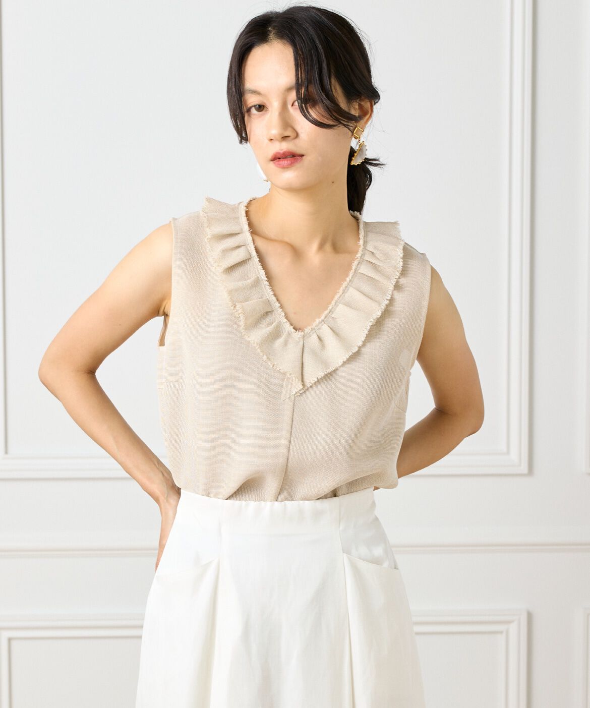 INED「カラミブラウス　」|シャツ・ブラウス|