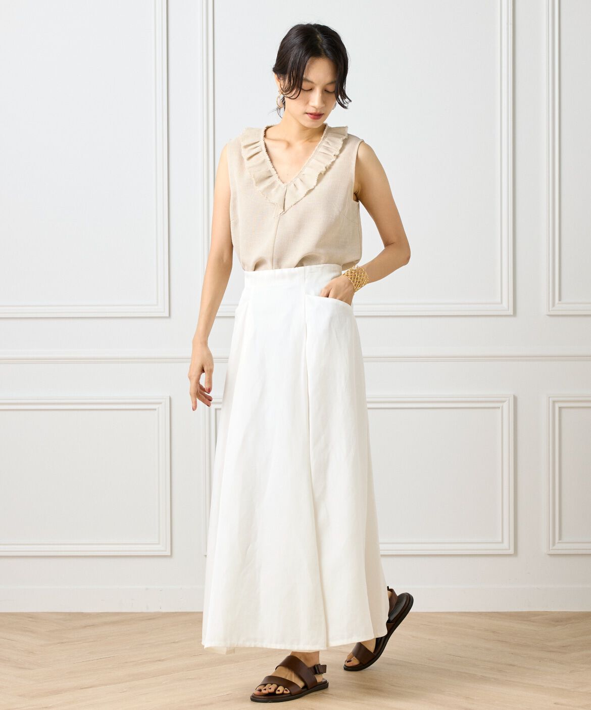 INED「カラミブラウス　」|シャツ・ブラウス|