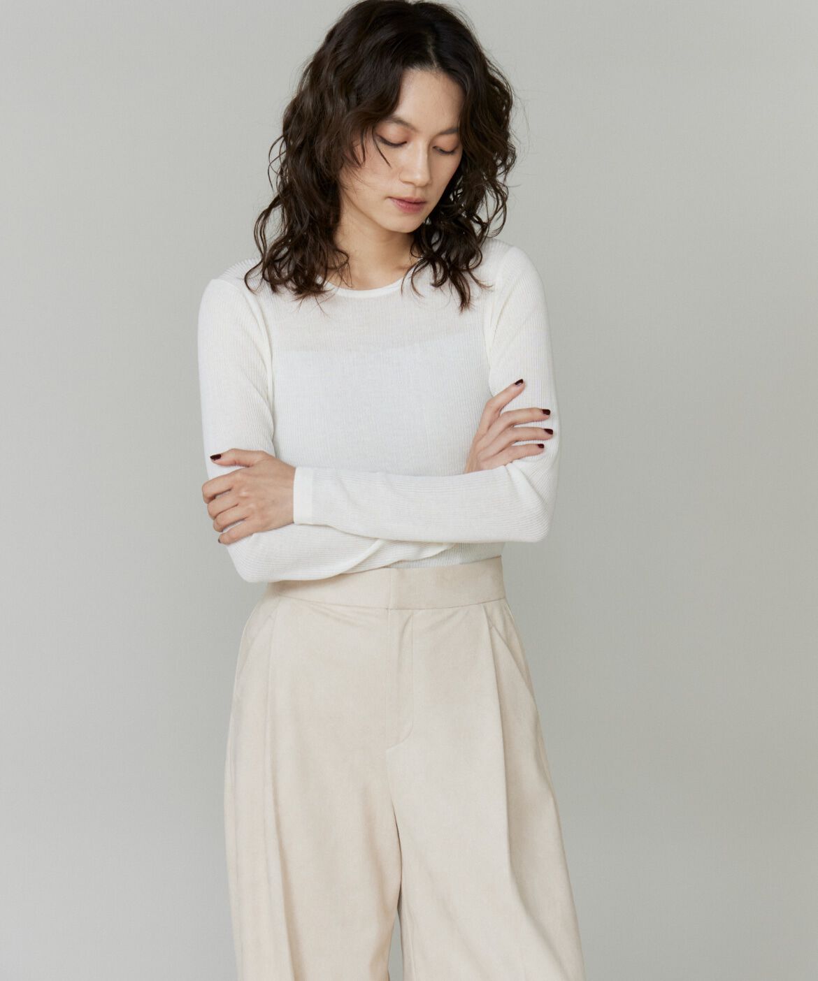 la veille by SUPERIOR CLOSET「シアープルオーバー」|ニット・セーター|