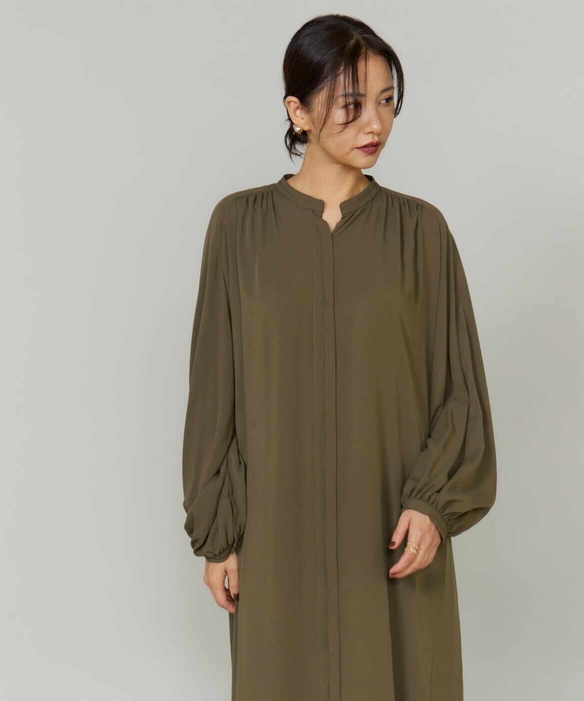 Le Souk「サイドギャザーワンピース」|ワンピース|