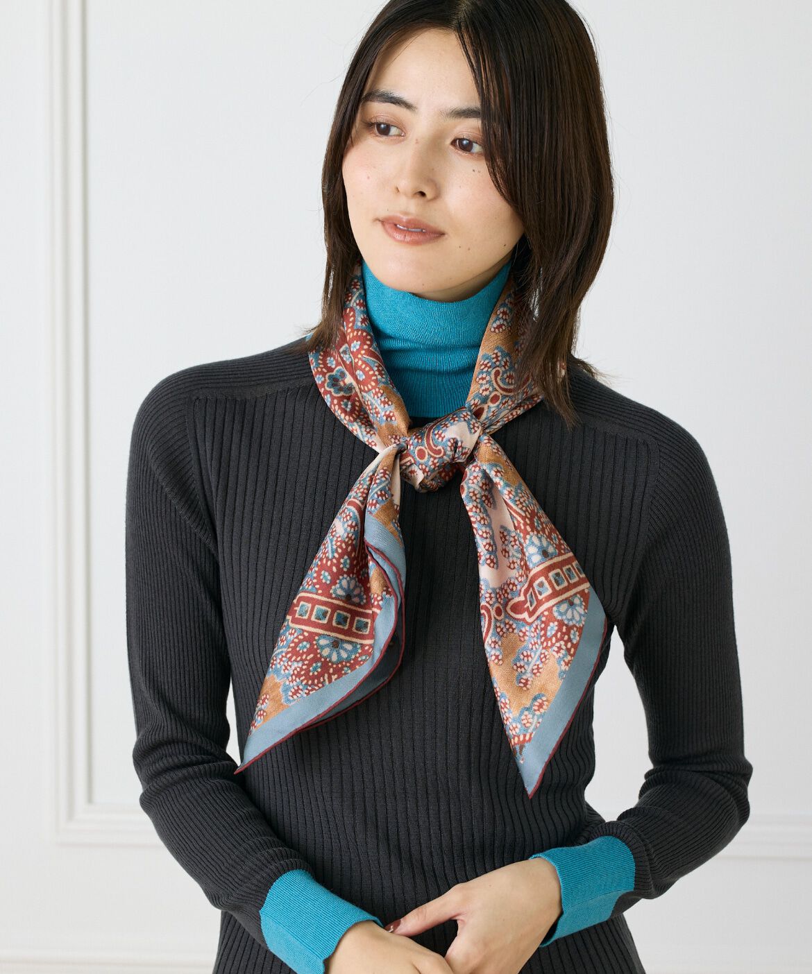 FAVORITE SUKINAMONO「Classical Danica Scarf スカーフ《Tapis Noir》」|ストール|