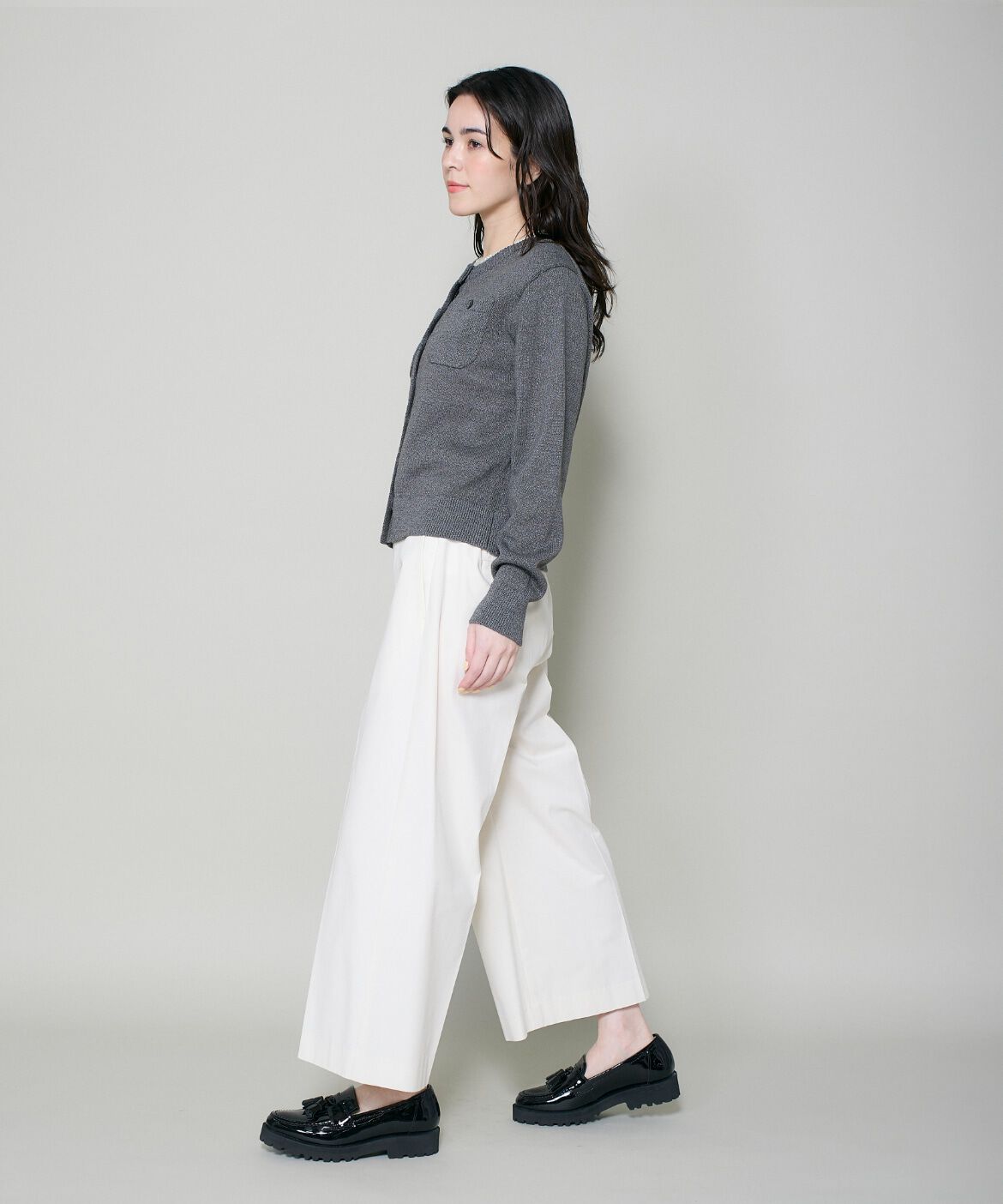 DAY by DAY it&rsquo;s international「和紙ウールクルーネックカーディガン」|カーディガン|