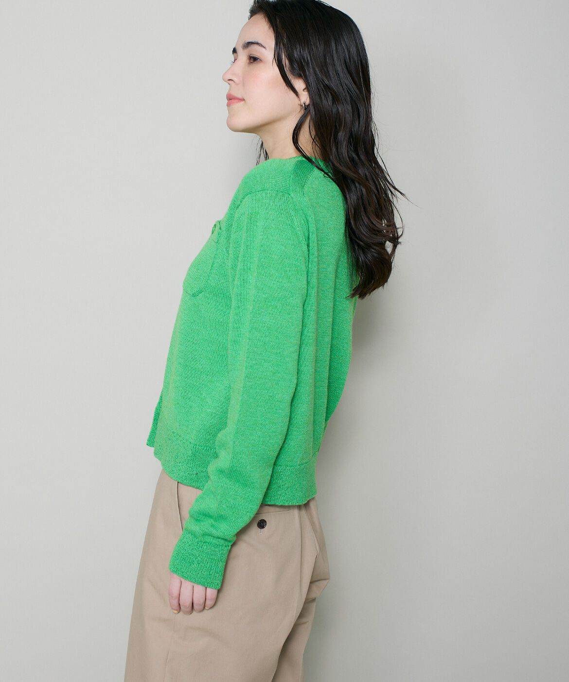 DAY by DAY it&rsquo;s international「和紙ウールクルーネックカーディガン」|カーディガン|