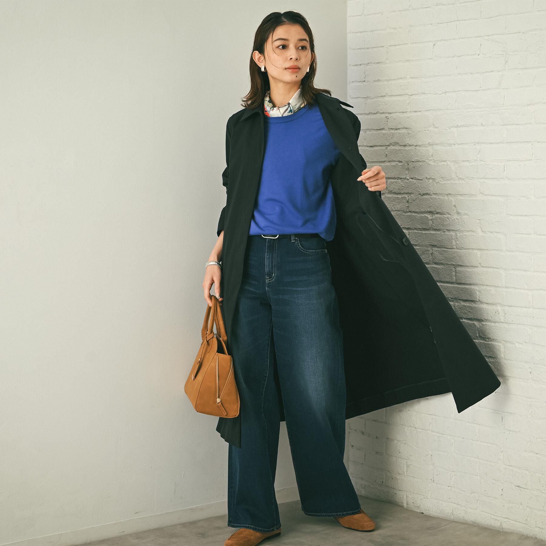 UNTITLED「【アンサンブル可/洗える】ウォームスパンニット」|ニット・セーター|