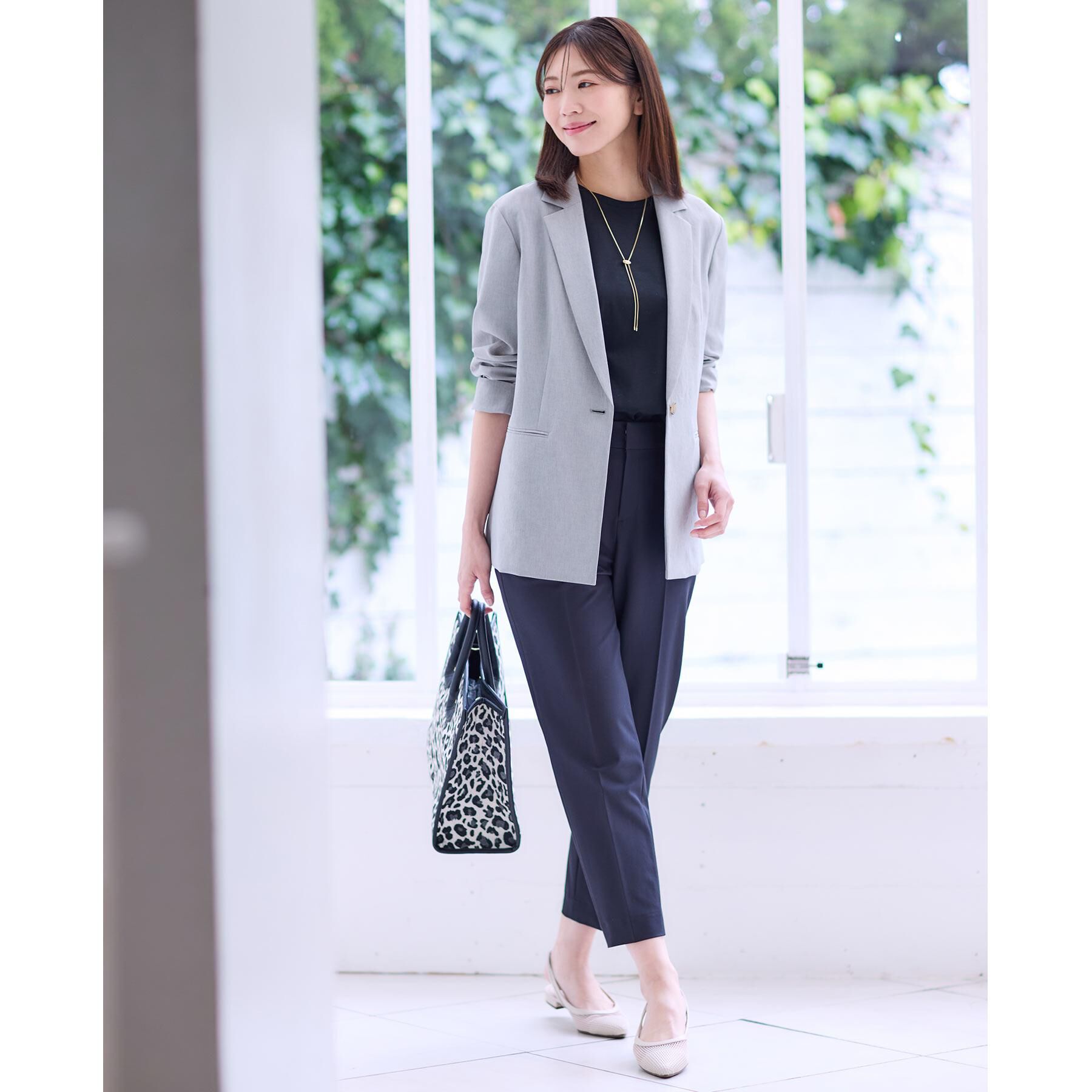 Reflect「【WEB先行カラーあり／私のパンツ／撥水／マシンウォッシュ可／雨の日も安心】ベーシックパンツ」|その他|