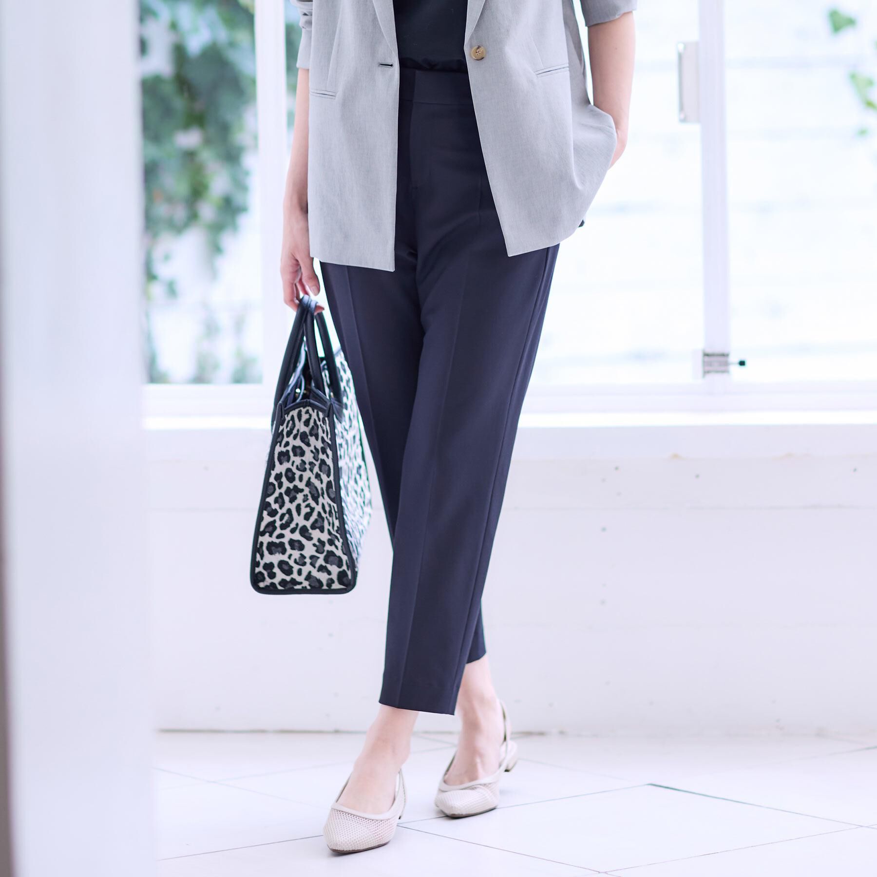 Reflect「【WEB先行カラーあり／私のパンツ／撥水／マシンウォッシュ可／雨の日も安心】ベーシックパンツ」|その他|