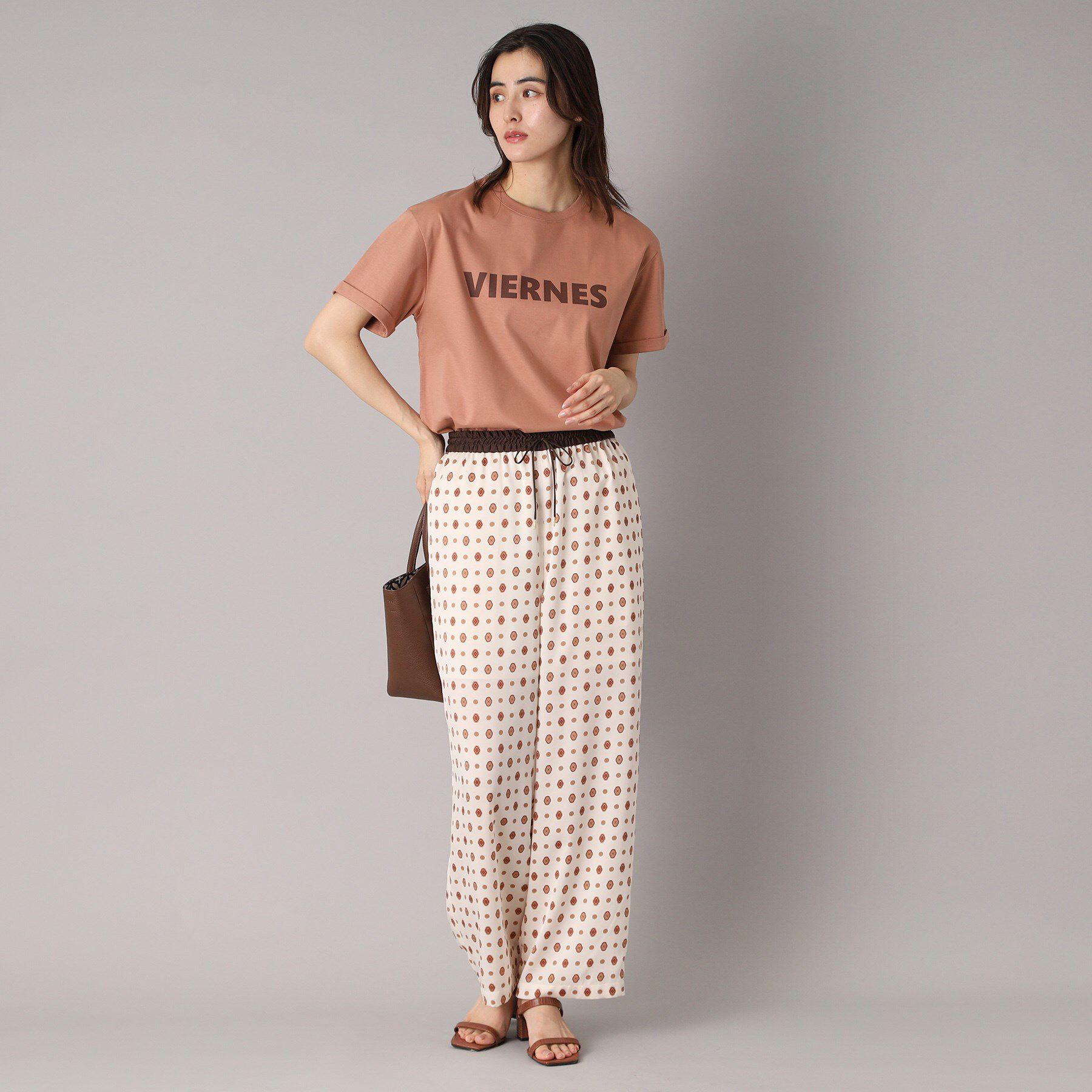 DRESSTERIOR「【接触冷感/抗菌防臭/消臭】アイスクリアコットン VIERNESロゴT」|Tシャツ・カットソー|