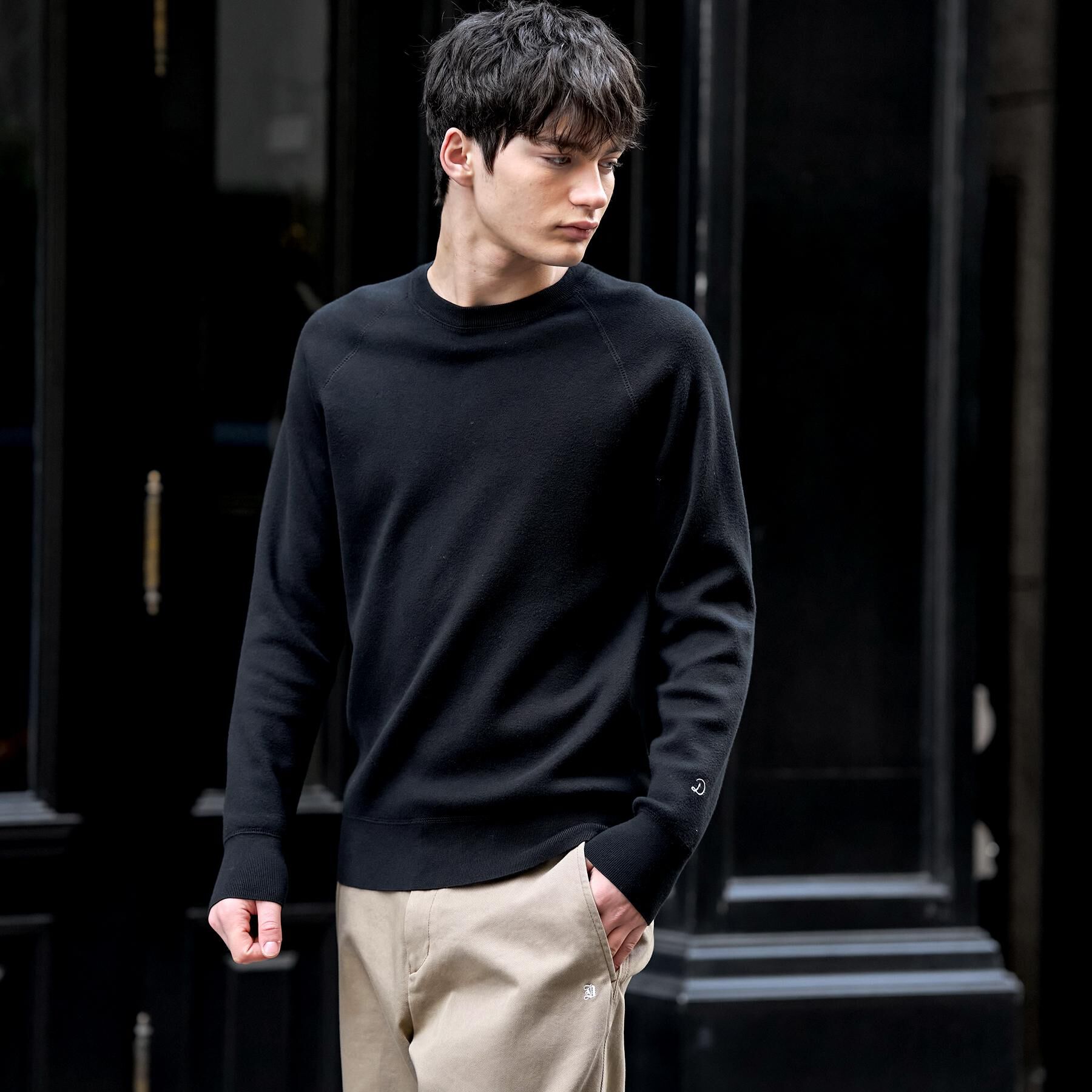 DRESSTERIOR「ウォッシャブル コットンカシミヤスムースニット」|ニット・セーター|