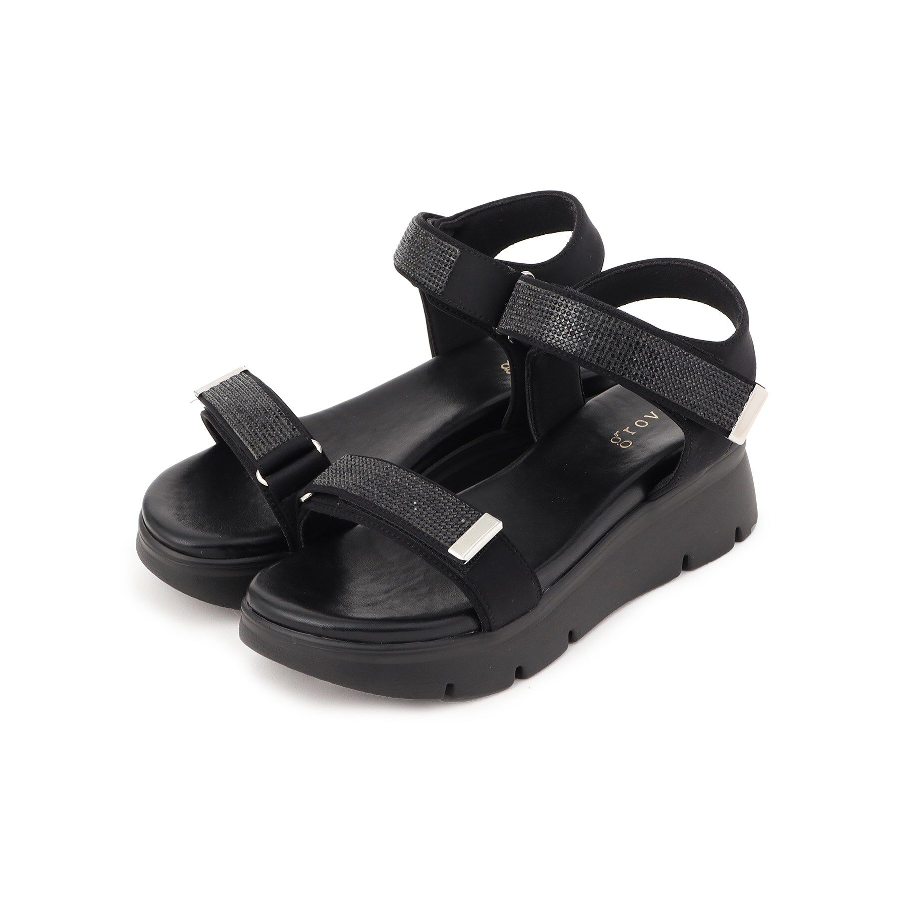 grove「【人間工学】ベルトフッドベッドサンダル」|サンダル|