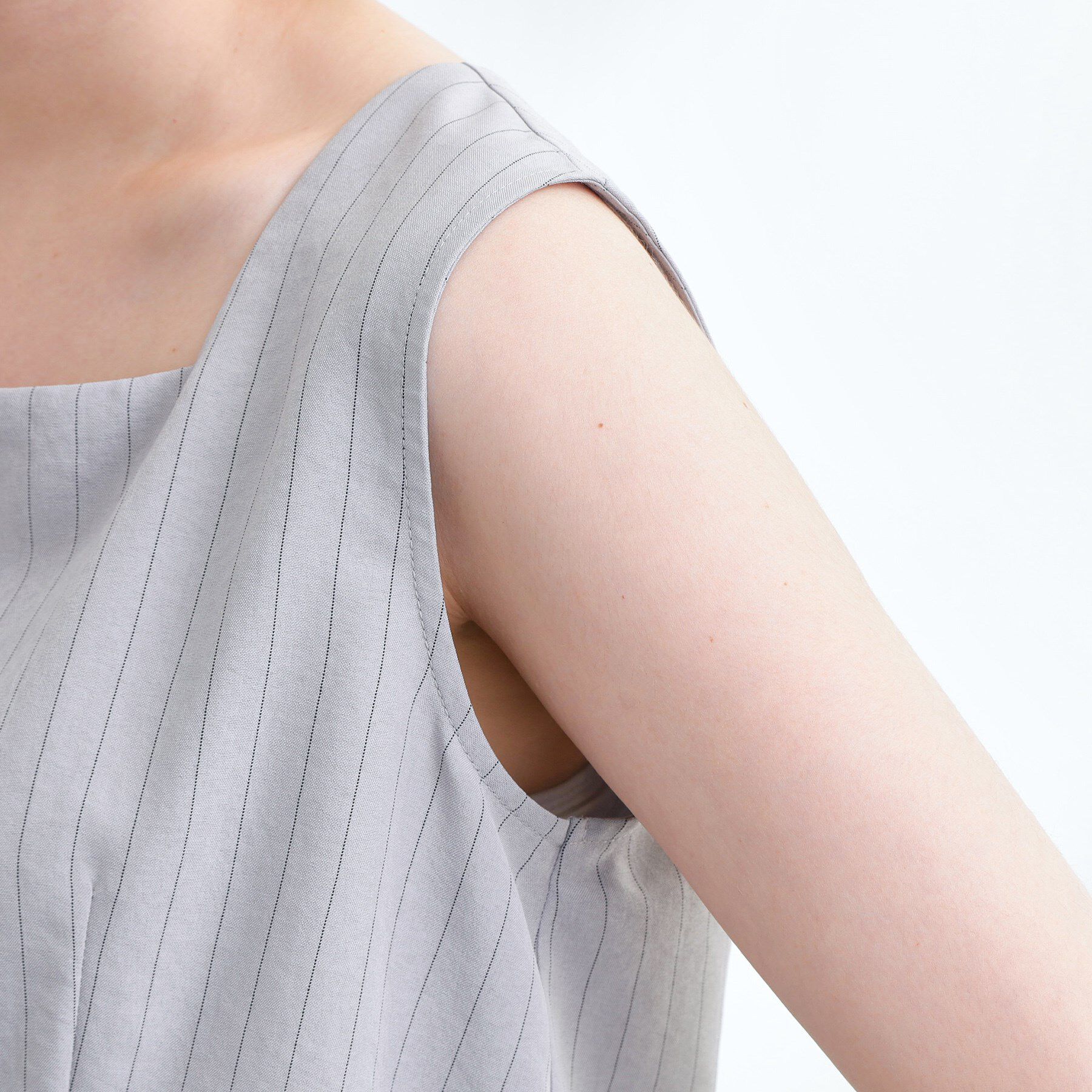 grove「1枚でお洒落見え ストライプドッキングサロペット」|オールインワン|