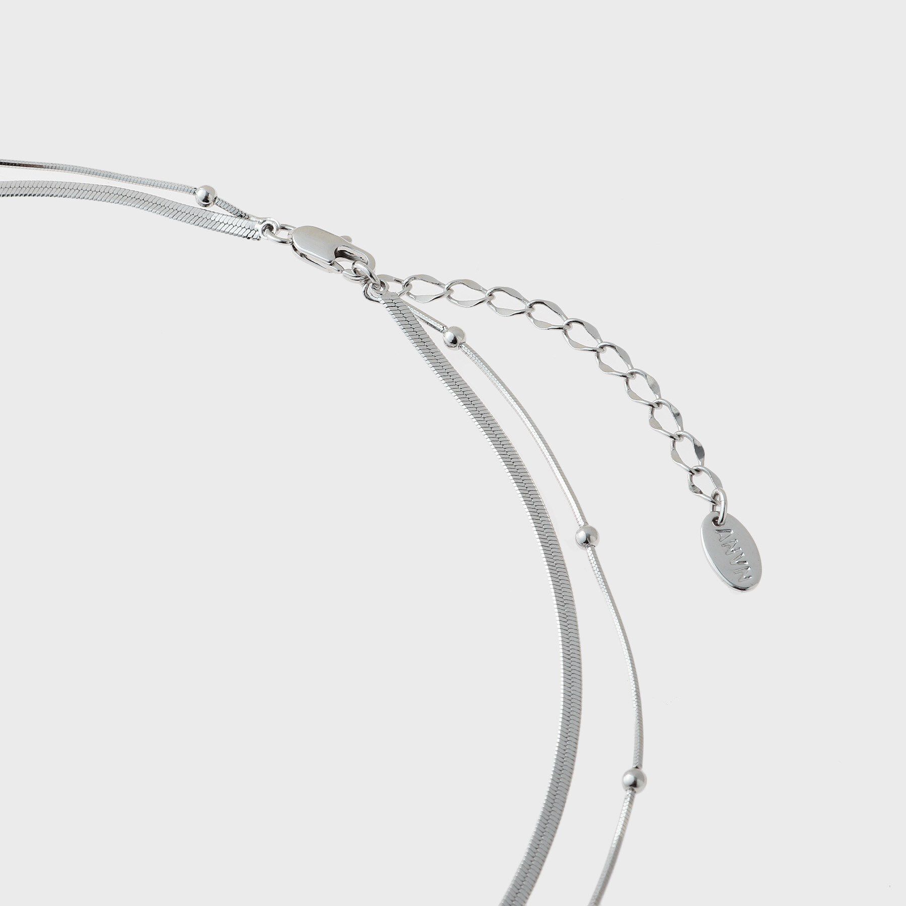 GALLEST「ダブルチェーンショートネックレス」|ネックレス|