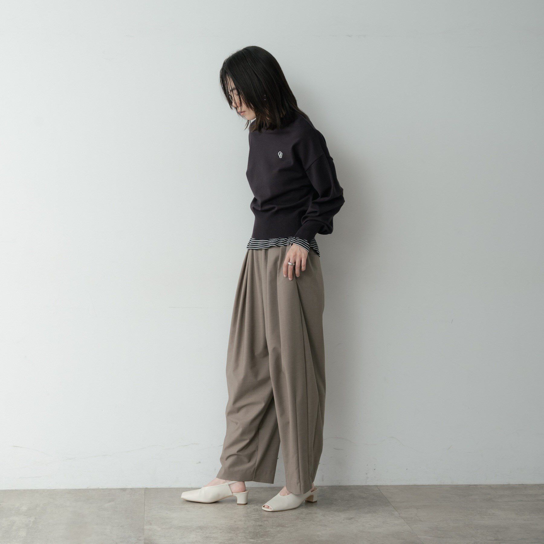 GALLEST「Timeless｜フォルムロゴニット」|ニット・セーター|