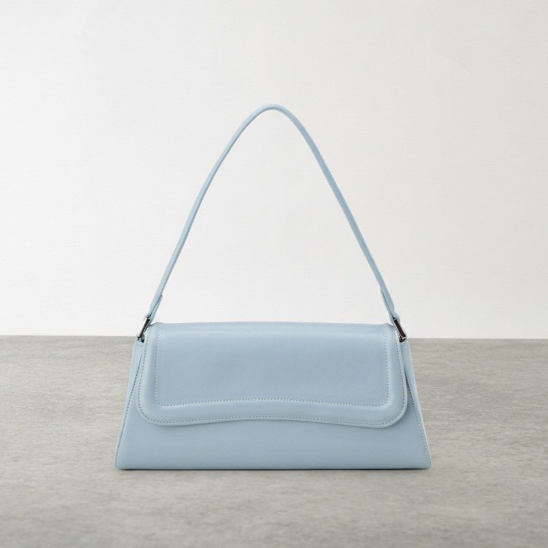 GALLEST「モダンシルエットクラッチバッグ」|クラッチバッグ|サックスブルー(09