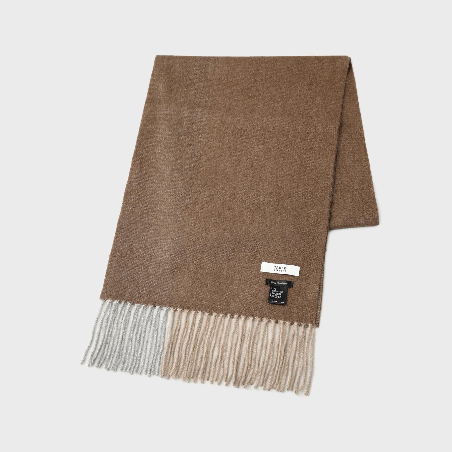 TAKEO KIKUCHI「【カシミヤ100%】パネル カシミヤマフラー」|ストール|