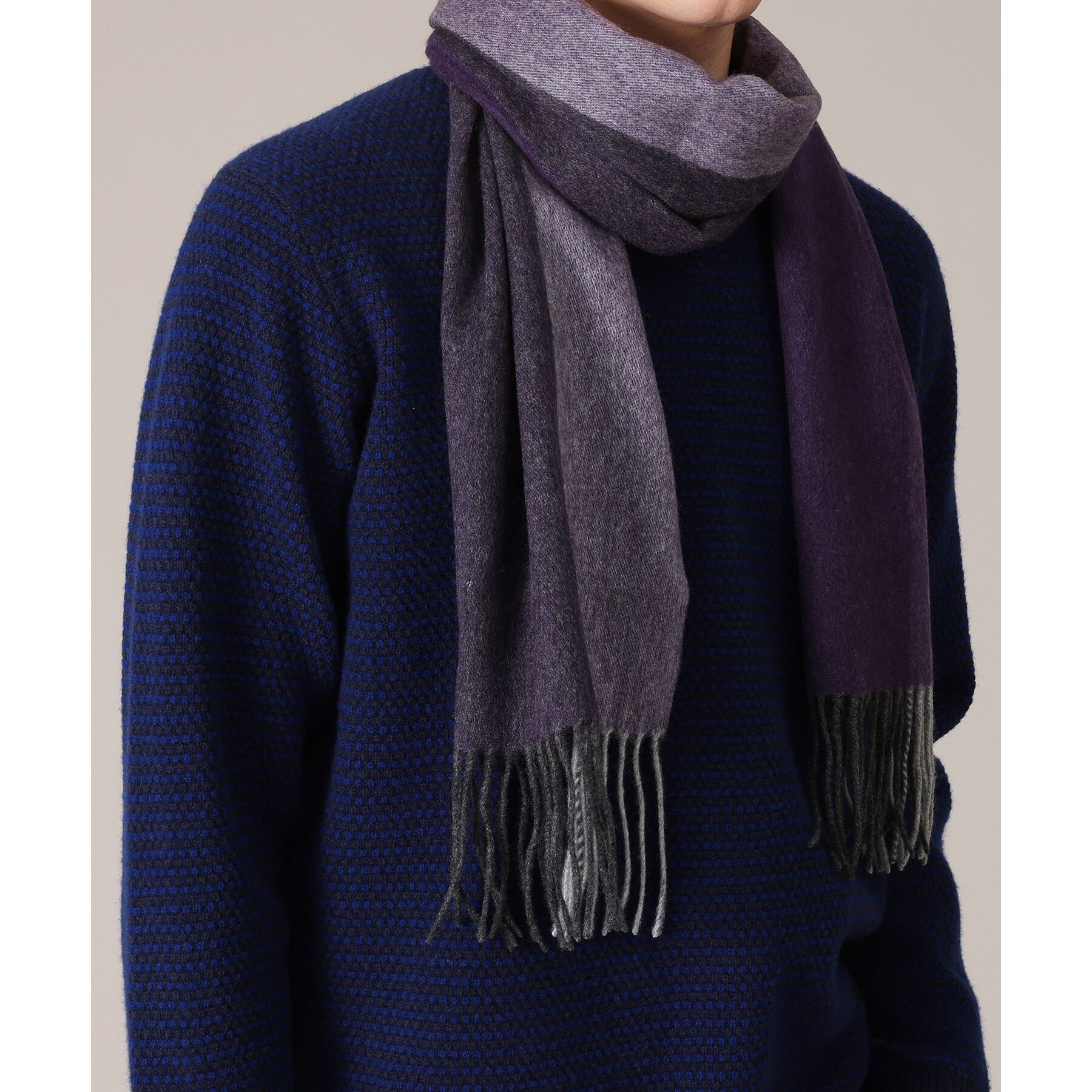 TAKEO KIKUCHI「【カシミヤ100%】パネル カシミヤマフラー」|ストール|