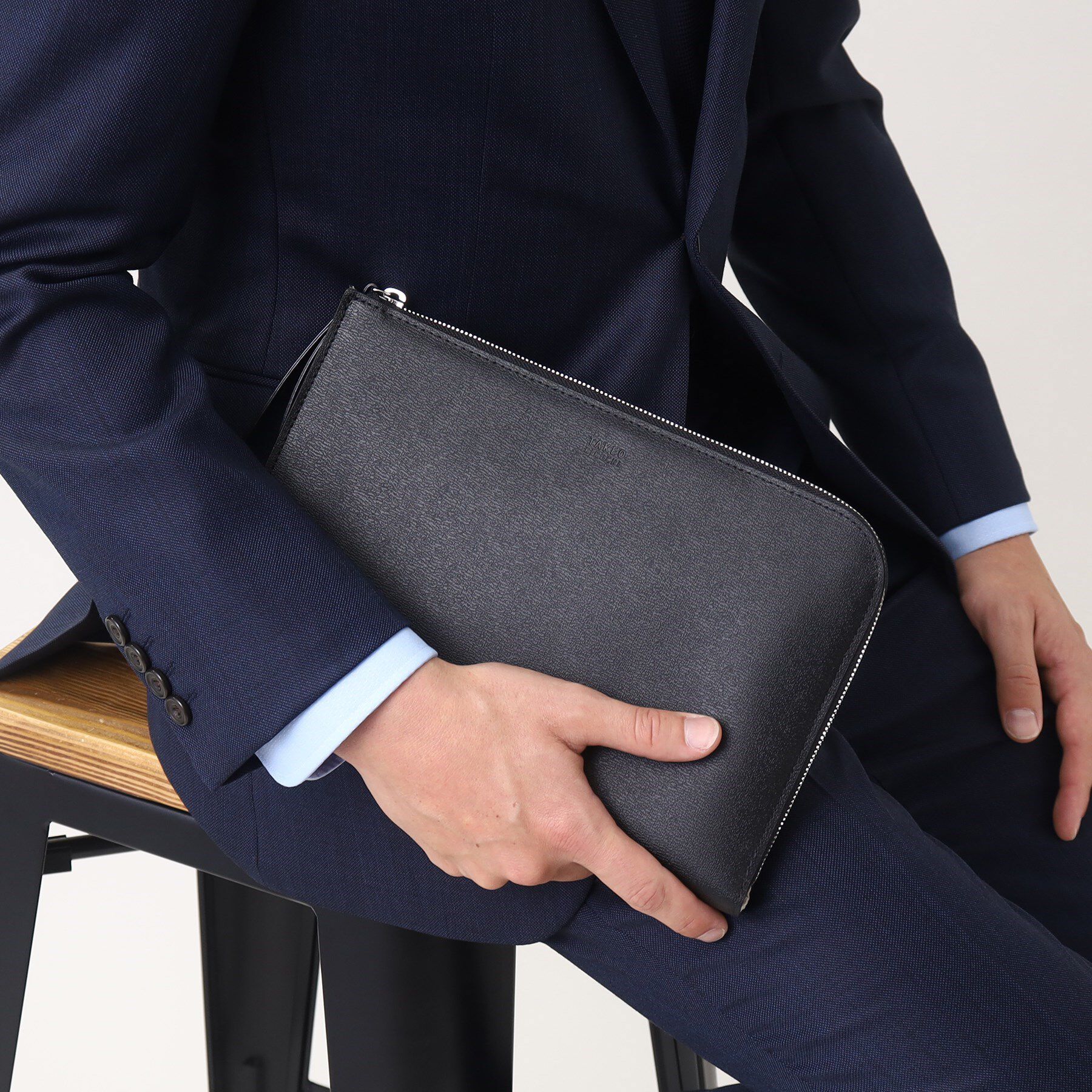 TAKEO KIKUCHI「【ベーシック】レザー クラッチバッグ」|クラッチバッグ|