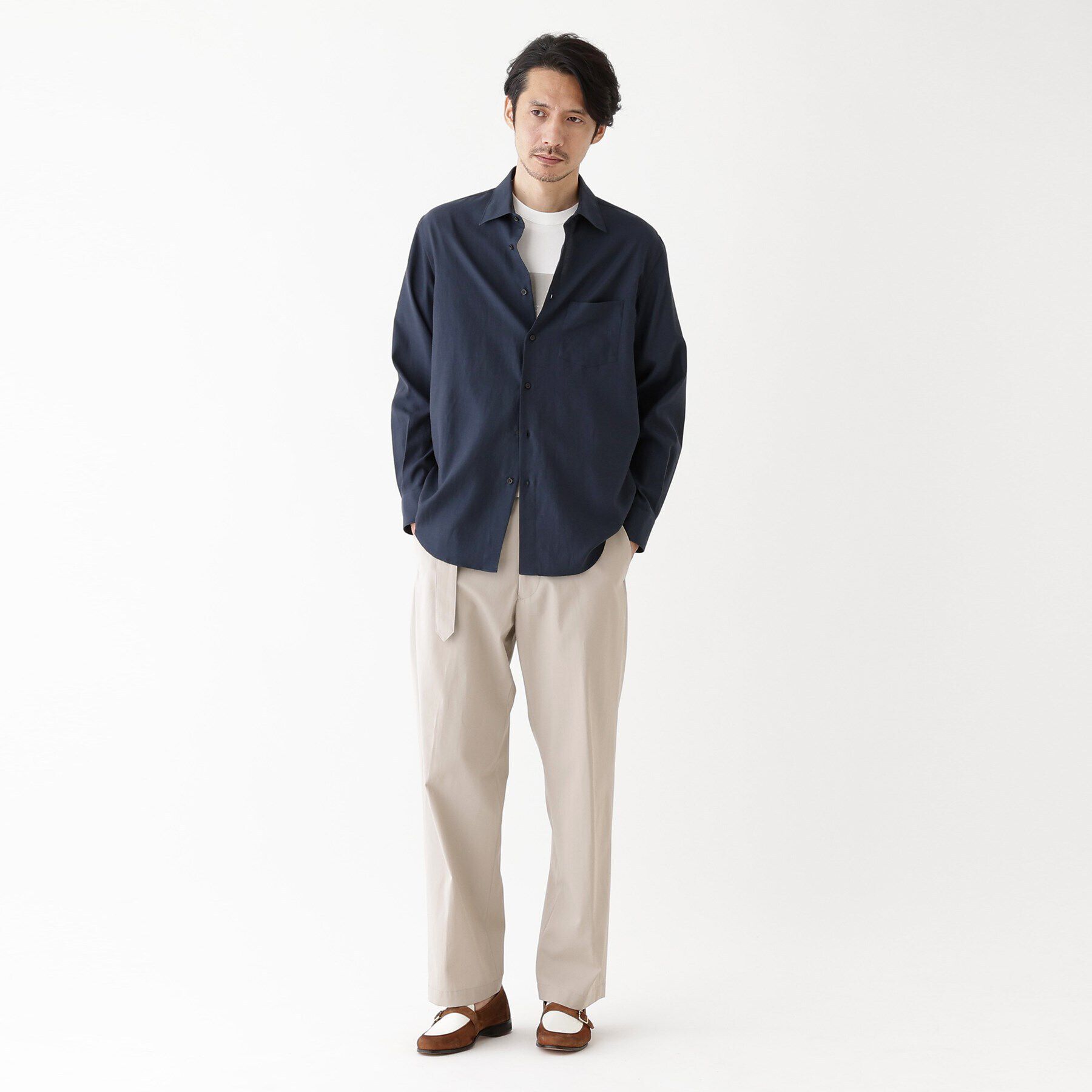 TAKEO KIKUCHI「【THE FLAGSHIP】オーガニックコットン シャツ」|シャツ・ブラウス|