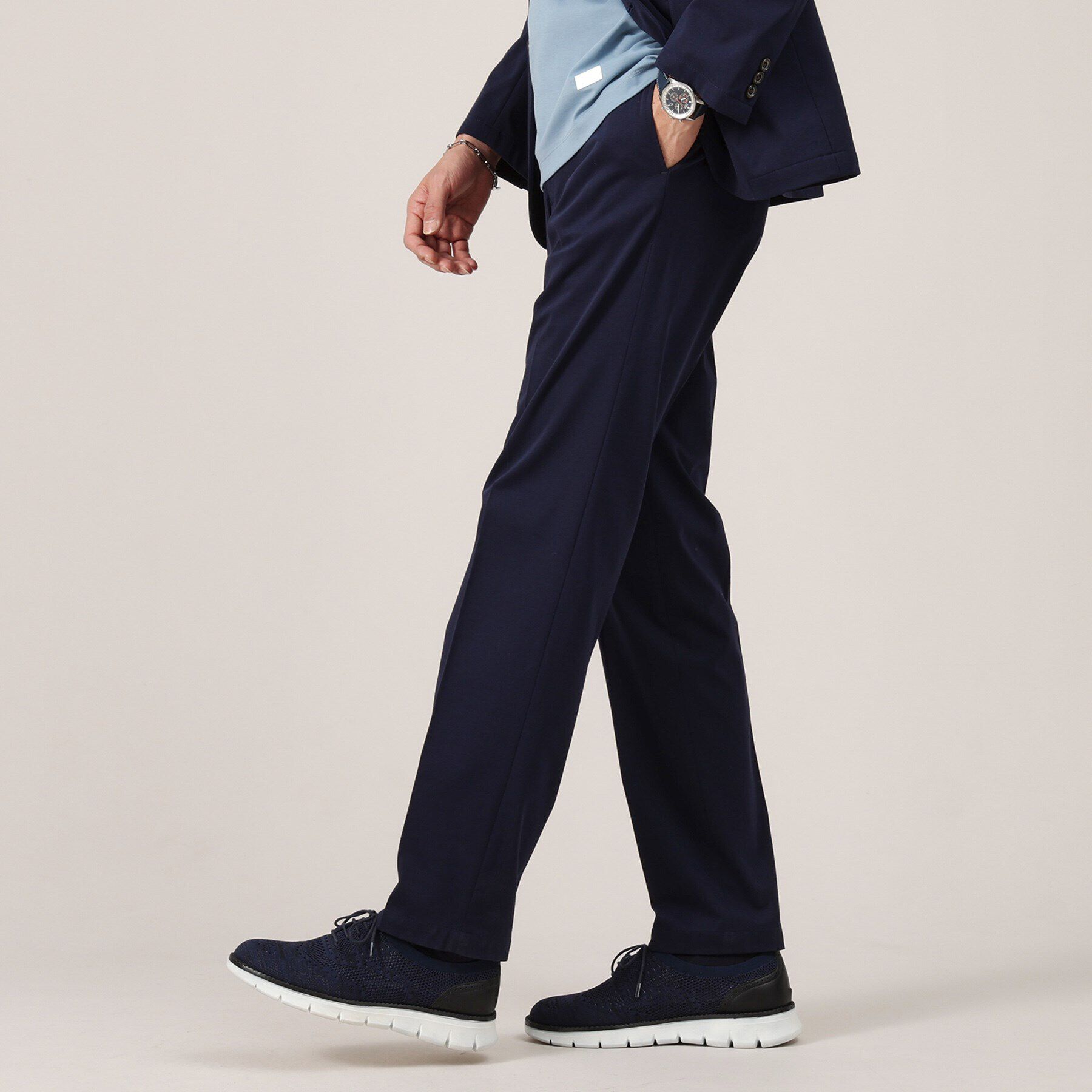 TAKEO KIKUCHI「【360&deg;ストレッチ／セットアップ対応】None Of Stress シャドーピンストライプ パンツ」|その他|