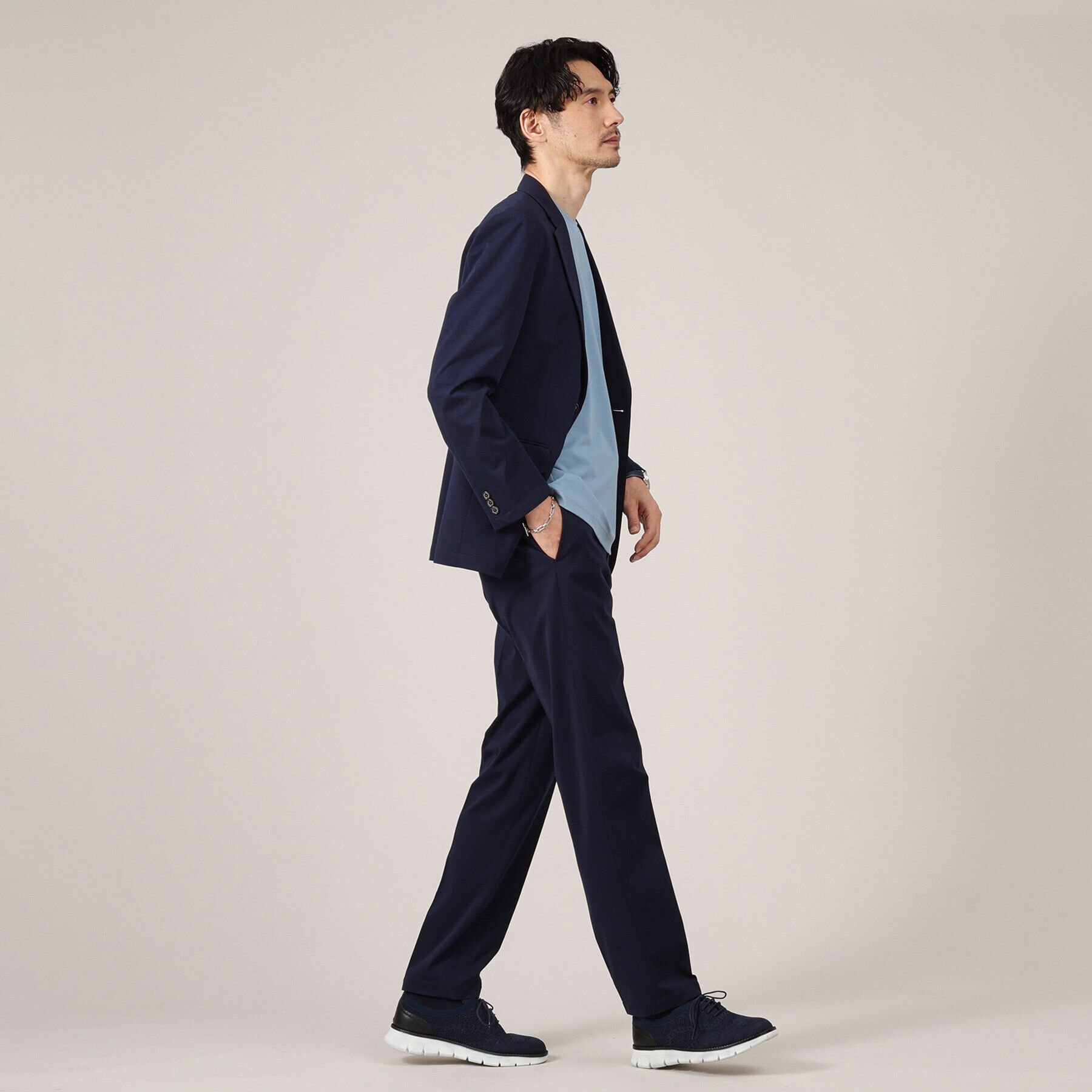 TAKEO KIKUCHI「【360&deg;ストレッチ／セットアップ対応】None Of Stress シャドーピンストライプ パンツ」|その他|