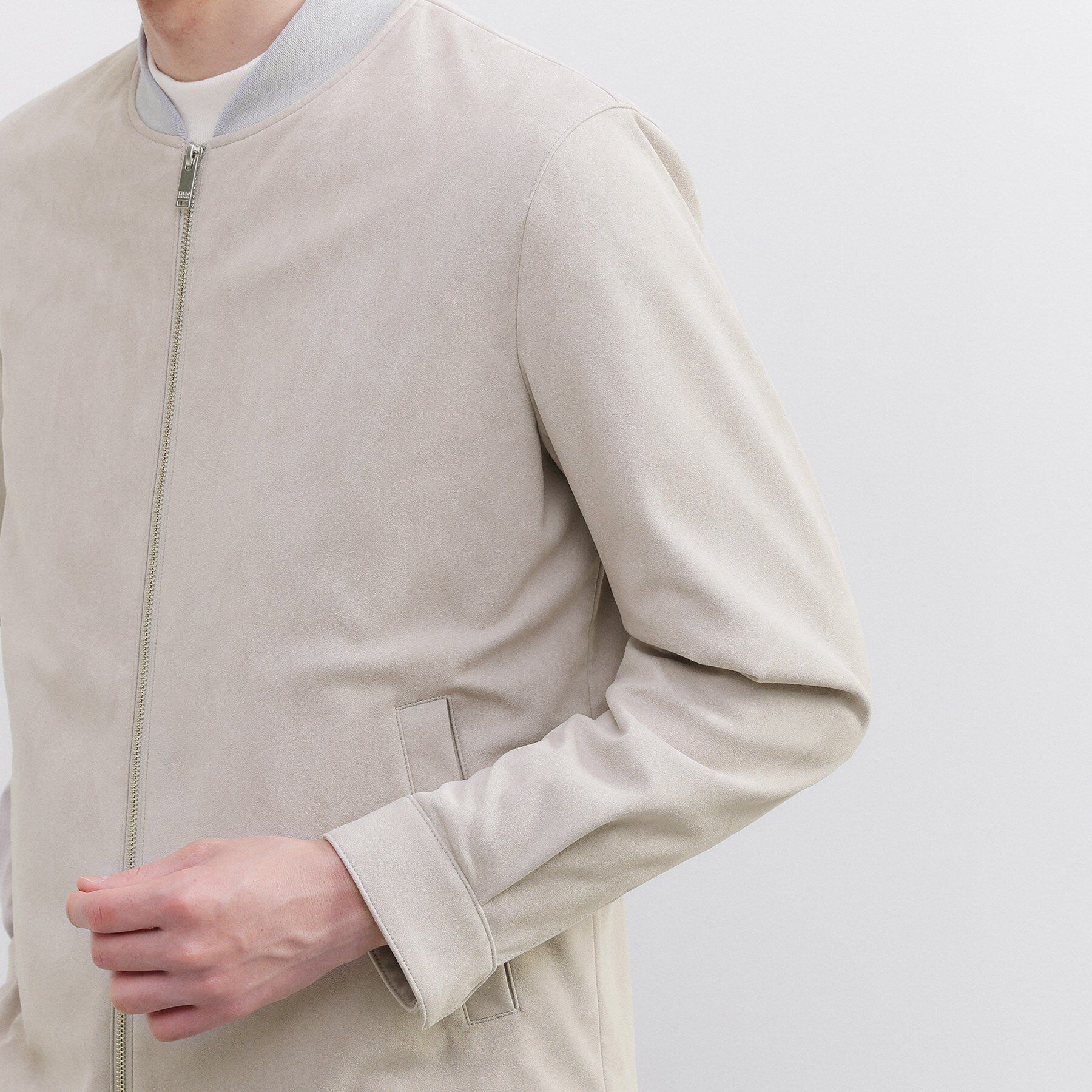 TAKEO KIKUCHI「アマレッタ（R）スウェード MA－1 ブルゾン」|ブルゾン・スタジャン|