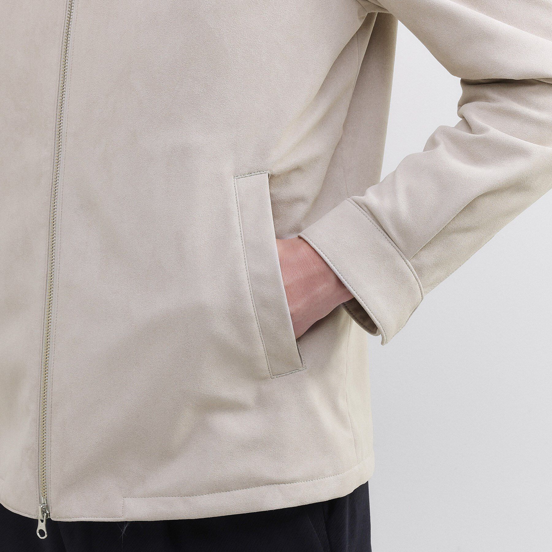 TAKEO KIKUCHI「アマレッタ（R）スウェード MA－1 ブルゾン」|ブルゾン・スタジャン|