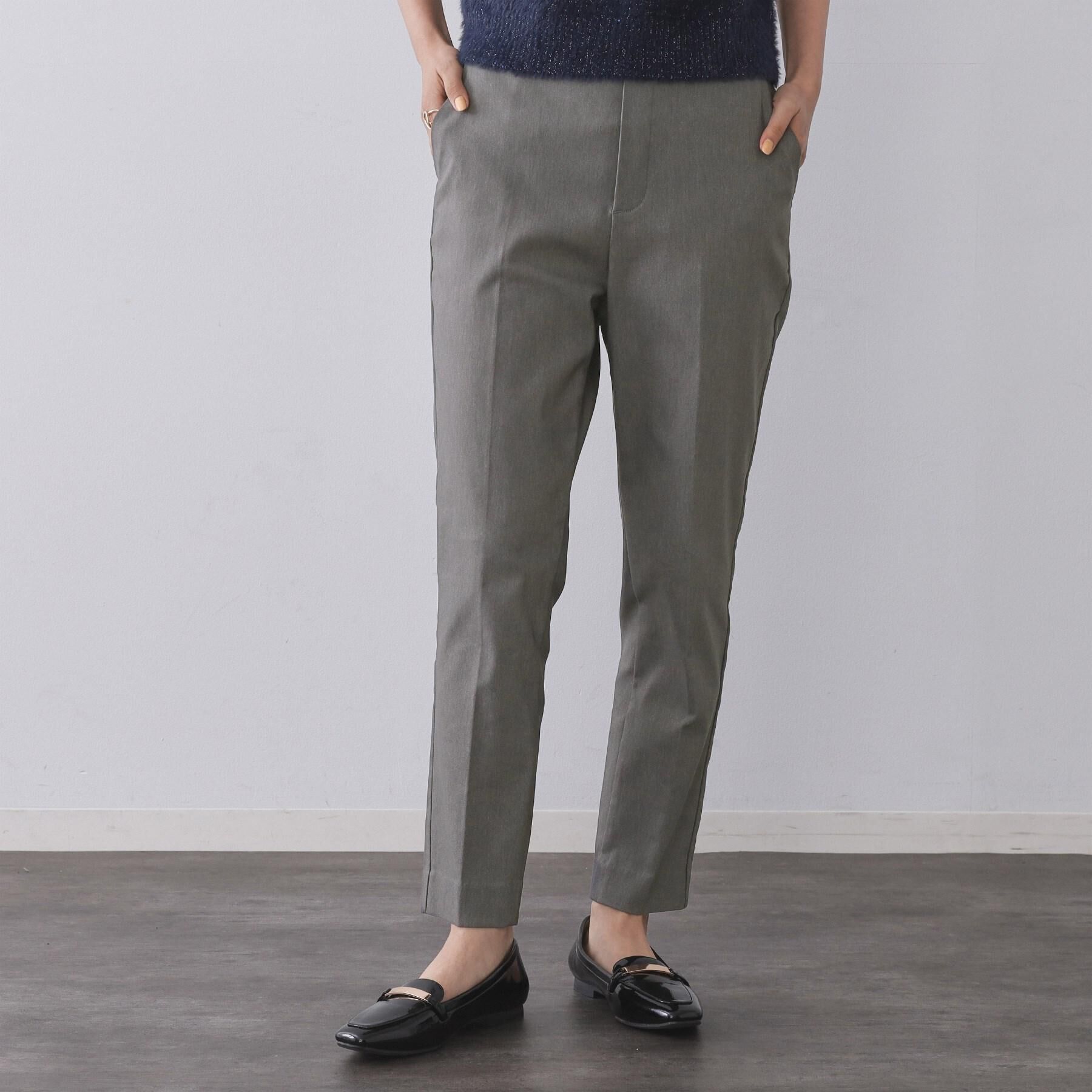 OPAQUE.CLIP「裏起毛ハイストレッチイージーテーパードパンツ【洗濯機OK】」|その他|