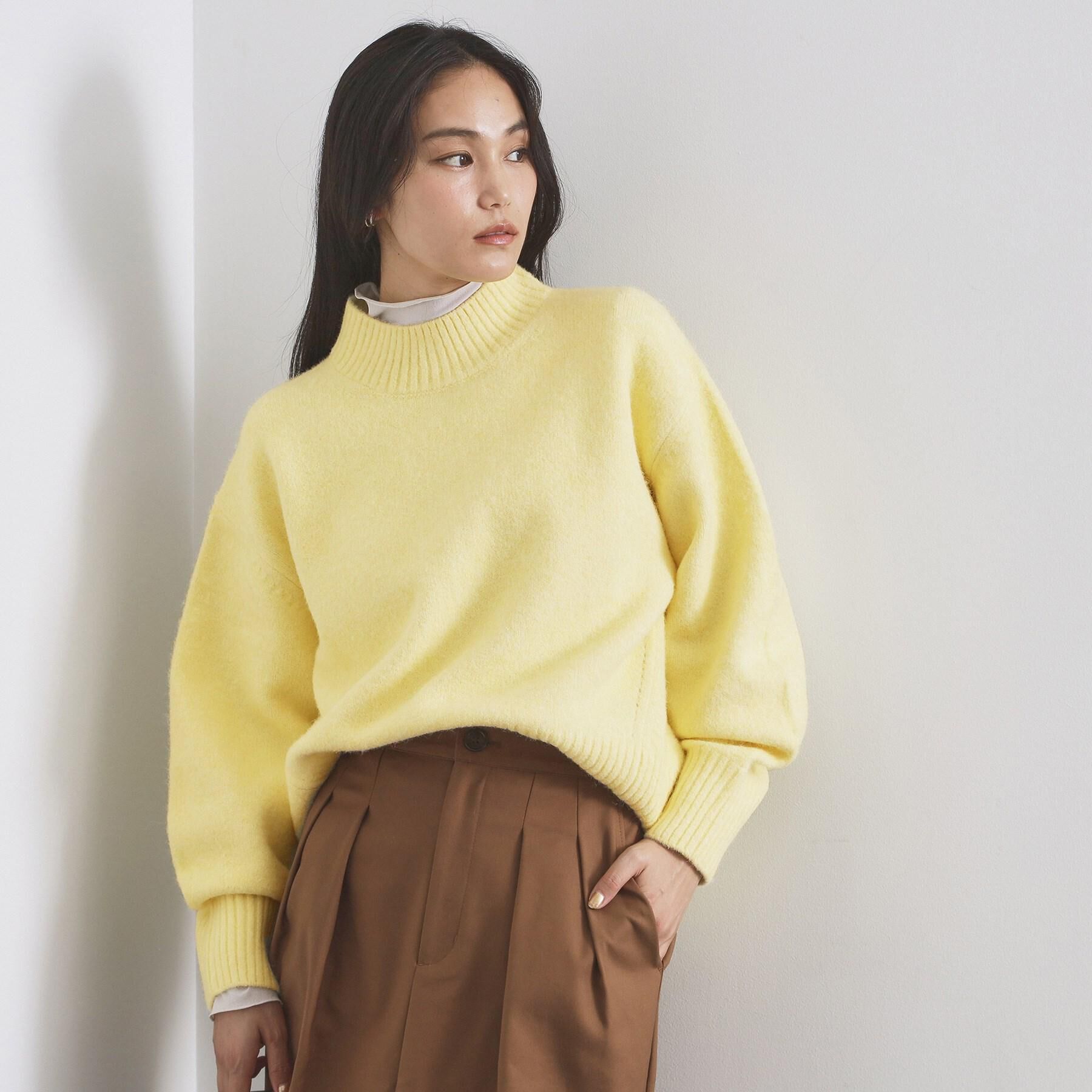 OPAQUE.CLIP「ふわふわハイネックニット【洗濯機OK】」|ニット・セーター|