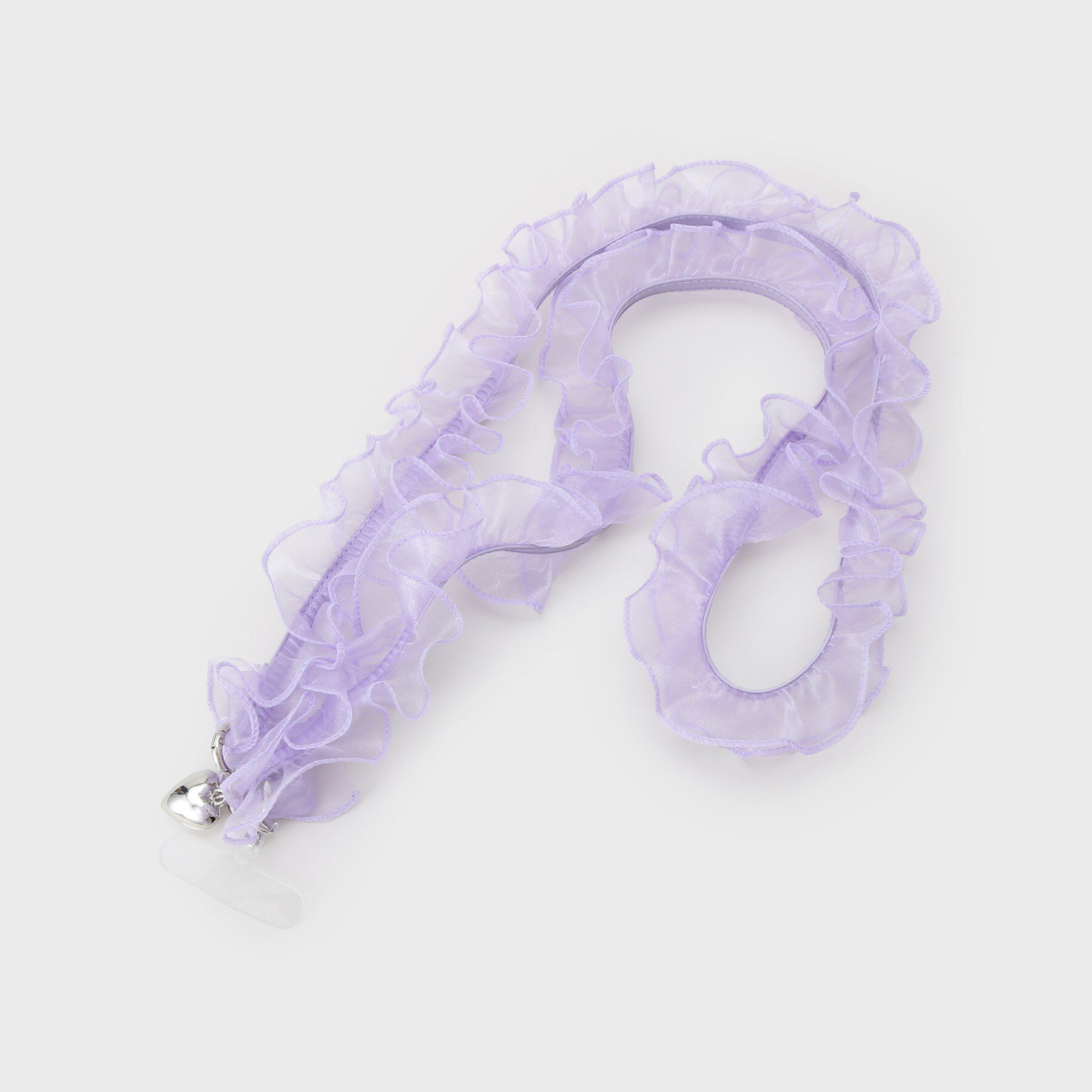 THE SHOP TK「フリルスマホショルダー」|ストラップ|ラベンダー(080)